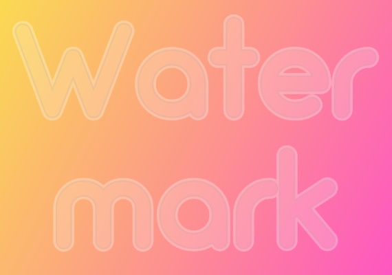 Apply Watermark-Effect Font to Photos or Images