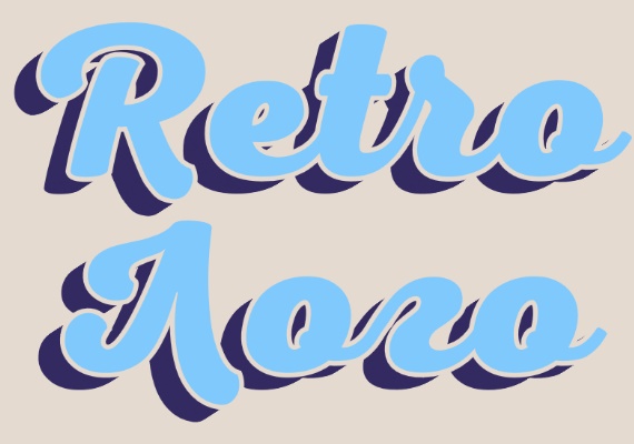 Gorgeous Font in Retro Style
